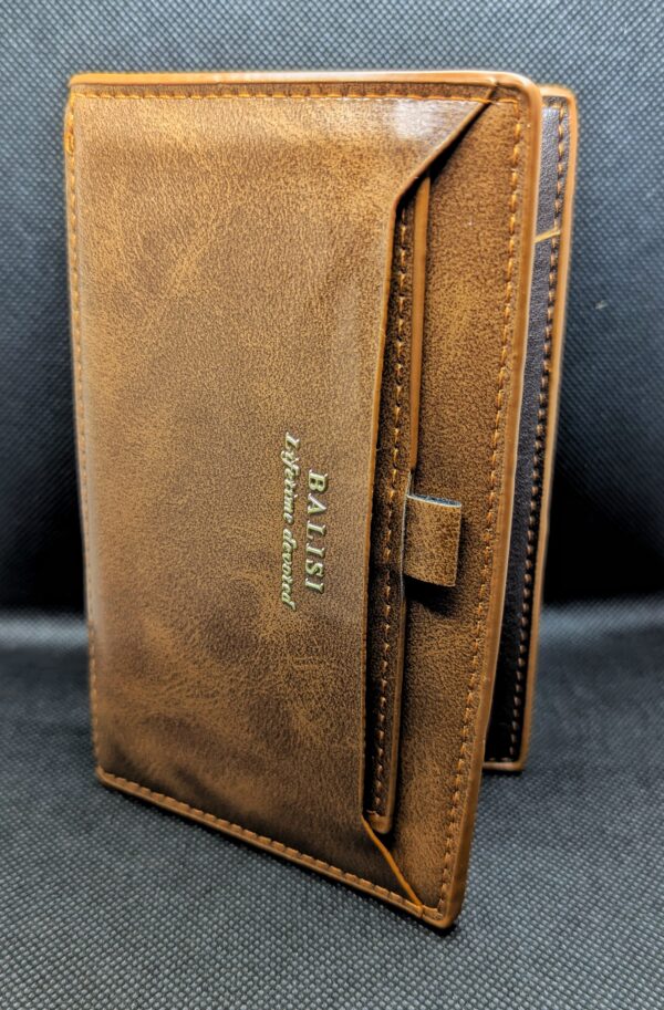 Genuine Leather Long Wallet - Image 6