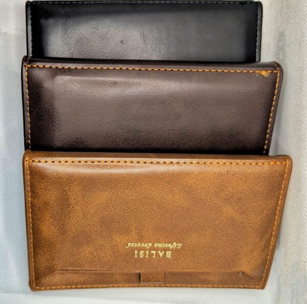 Genuine Leather Long Wallet - Image 7