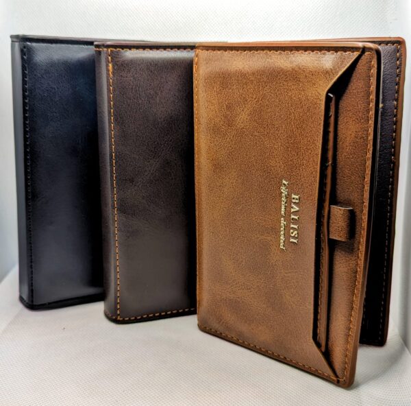 Genuine Leather Long Wallet - Image 8