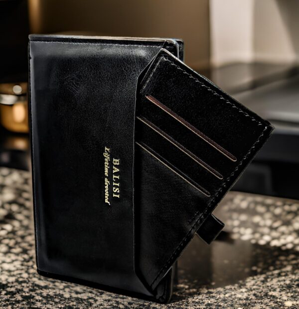 Genuine Leather Long Wallet