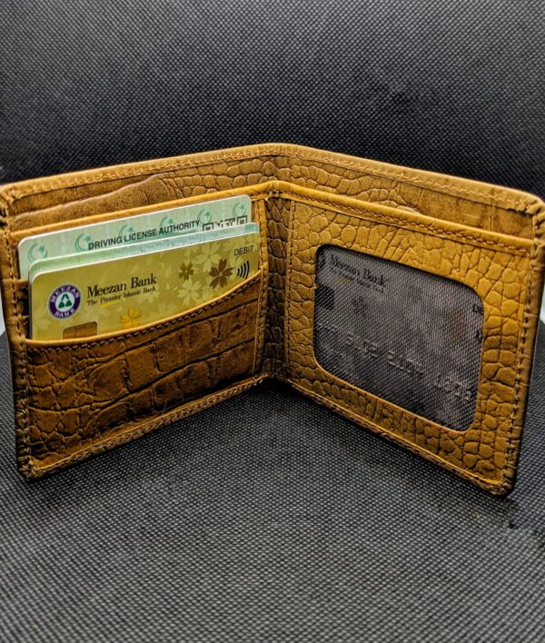 Genuine Crocodile Leather Men's Wallet , Bi-Fold - Image 5