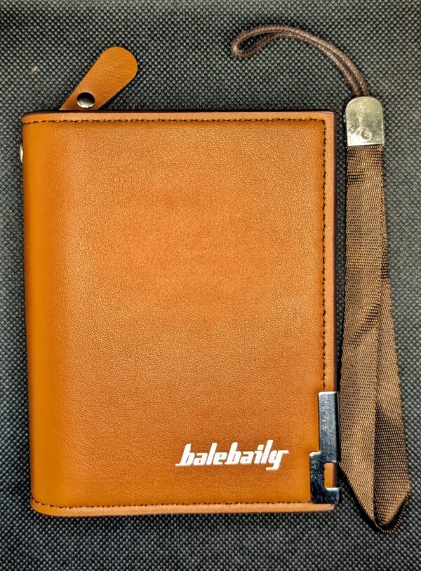 Balebaily Short Zipper High Quality Pu Leather Wallet Coin Purse - Image 5