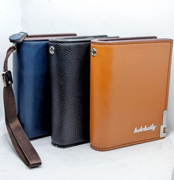 Balebaily Short Zipper High Quality Pu Leather Wallet Coin Purse - Image 6