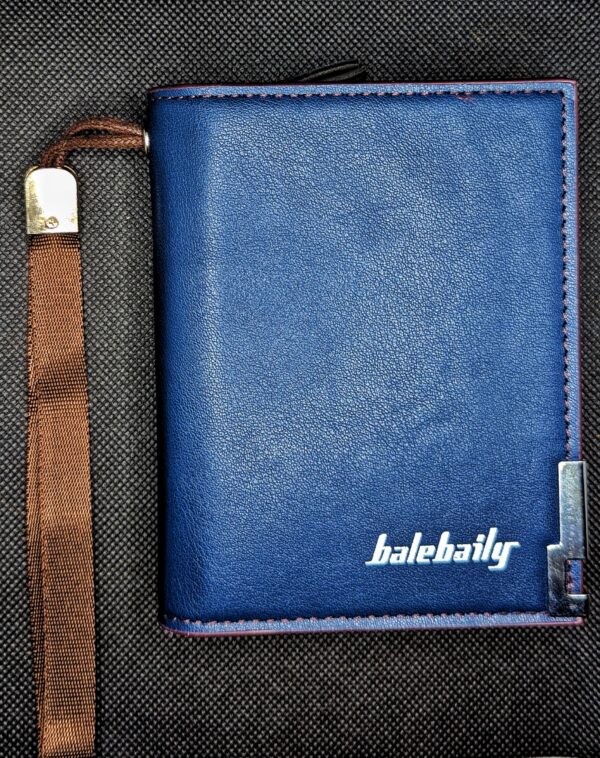 Balebaily Short Zipper High Quality Pu Leather Wallet Coin Purse - Image 7