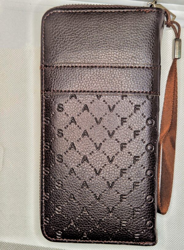 Sav-Fox Premium Long-Style Leather Wallet – Unisex Design - Image 4
