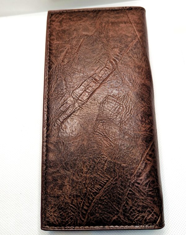 New Imported Long Leather Trifold Wallets for Cash & Cards - Image 3