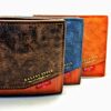 Men's Short Frosted Large Capacity Leather Wallet , Multi-Slot coin Pocket , Photo Holder - Image 3