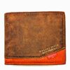 Men's Short Frosted Large Capacity Leather Wallet , Multi-Slot coin Pocket , Photo Holder - Image 4