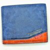 Men's Short Frosted Large Capacity Leather Wallet , Multi-Slot coin Pocket , Photo Holder - Image 2