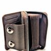 Gentleman Style Genuine Leather Handcrafted Wallets | Multiple Credit/Debit Card Slots | Casual Wear Zipper Wallet - Image 2