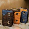Gentleman Style Genuine Leather Handcrafted Wallets | Multiple Credit/Debit Card Slots | Casual Wear Zipper Wallet